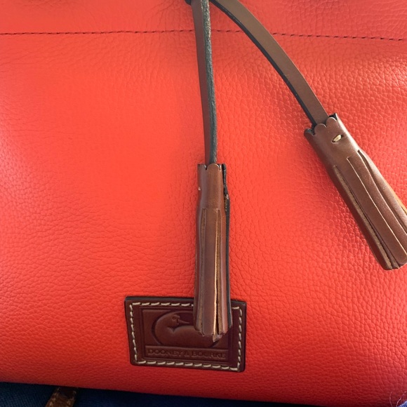 Dooney and Bourke Wakefield Tassel Tote NWT Salmon - Picture 7 of 8